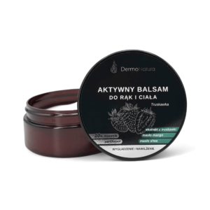 Aktywny Balsam do rąk i ciała - Truskawka 75ml- 10% Mocznik + Panthenol + witamina E