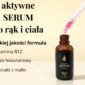 serum do twarzy, rąk i ciała z witaminą B12 dermonatura z kwasem hiluronowym i ekstraktem z malin