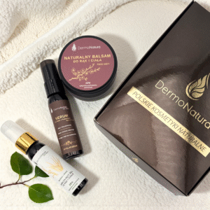 Zestaw serum róża+ balsam Kwiat Wiśni+ Żel Bambus i Aloes (w opakowaniu prezentowym)