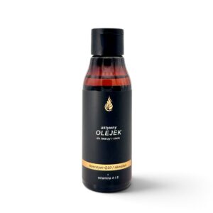 Aktywny Olejek do twarzy i ciała- Koenzym Q10 /Skwalan / Olej z Malin- 100 ml